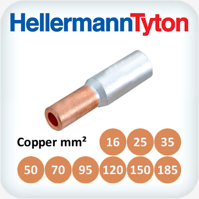 Bi Metal Link to suit 240mm² Aluminium to 25mm² Copper