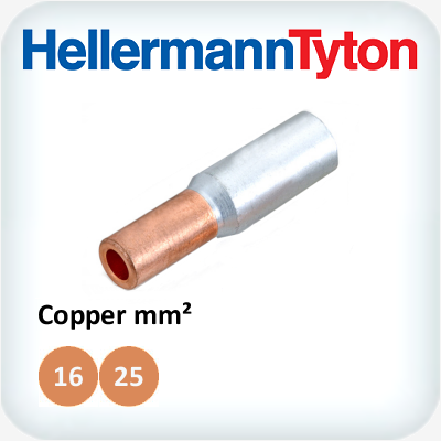 Bi Metal Link to suit 50mm² Aluminium to 16mm² Copper