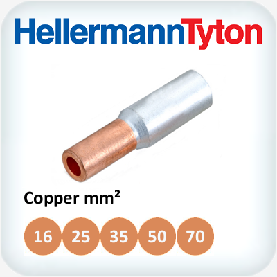 Bi Metal Link to suit 95mm² Aluminium to 16mm² Copper