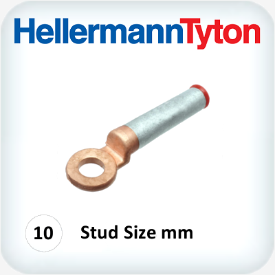 Bi Metal Lug to suit Al 25mm² M10 Stud
