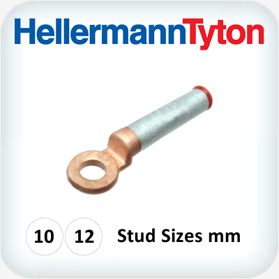 Bi Metal Lug to suit 25mm² Aluminium M10 Stud