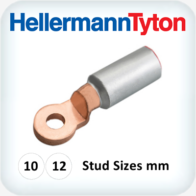 Bi Metal Lug to suit 300mm² Aluminium M10 Stud