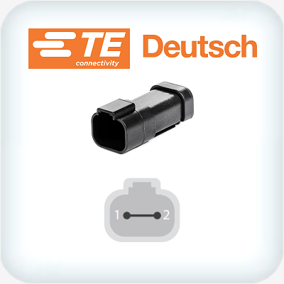 DT04-2P-P060 2 Pin Bussed Receptacle 2=13A
