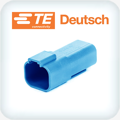 DT04-4P-TN07 4 Way Receptacle Housing Blue