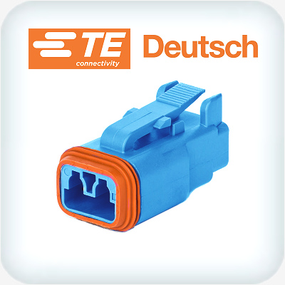 DT06-2S-TN07 2 Way Plug Housing Blue