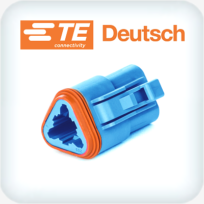 DT06-3S-TN07 3 Way Plug Housing Blue
