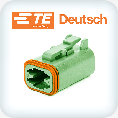 DT06-4S-TN03 4 Way Plug Housing Green