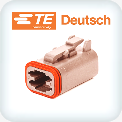 DT06-4S-TN09 4 Way Plug Housing Brown