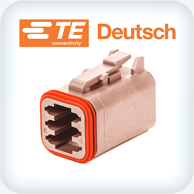 DT06-6S-TN09 6 Way Plug Housing Brown