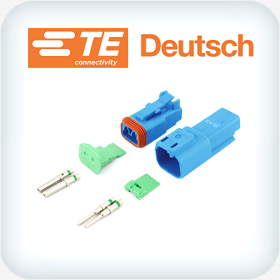 DT2-1 Kit 2 Way 1.0-2.0mm² Ni Contacts Blue