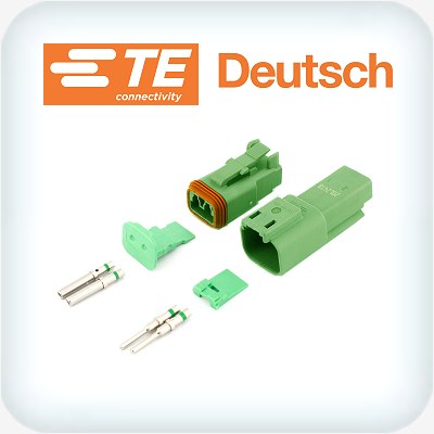 DT2-1 Kit 2 Way 1.0-2.0mm² Ni Contacts Green