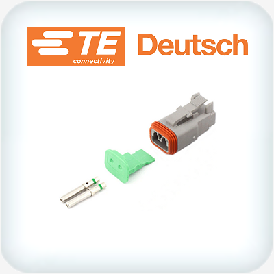 DT2FP-1 Half Kit 2 Way 1.0-2.0mm² Ni Plated Contacts
