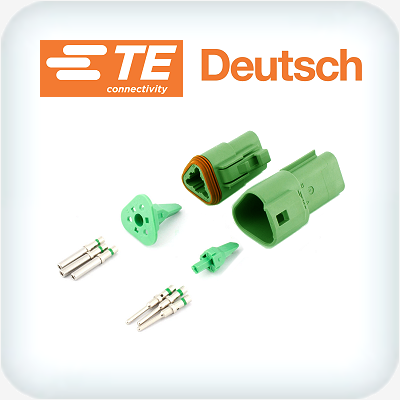 DT3-1 Kit 3 Way 1.0-2.0mm² Ni Contacts Green