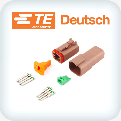 DT4-1 Kit 4 Way 1.0-2.0mm² Ni Contacts Brown