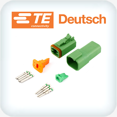 DT4-1 Kit 4 Way 1.0-2.0mm² Ni Contacts Green