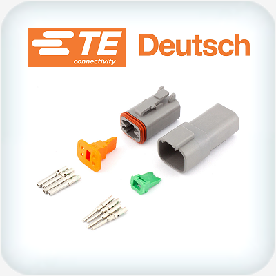 DT4-3 Kit 4 Way 0.5-1.0mm² Ni Plated Contacts