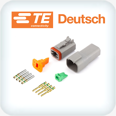DT4-4 Kit 4 Way 1.0-2.0mm² Au Plated Contacts