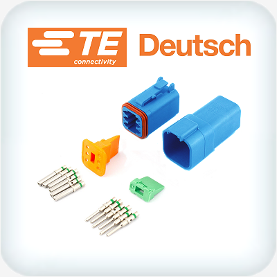 DT6-1 Kit 6 Way 1.0-2.0mm² Ni Plated Contacts Blue