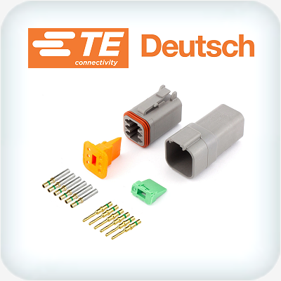 DT6-4 Kit 6 Way 1.0-2.0mm² Au Plated Contacts