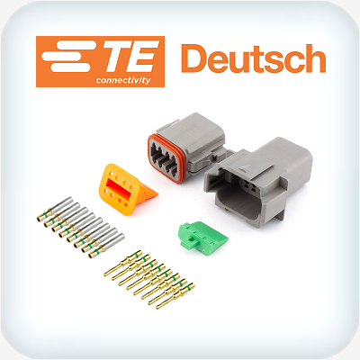 DT8-4 Kit 8 Way 1.0-2.0mm² Au Plated Contacts
