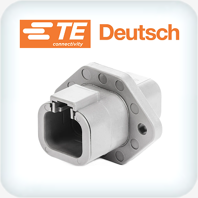 DTP04-4P-L012 4 Way Flanged Receptacle Housing