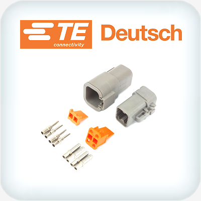 Deutsch DTP Kit 4 Way Grey 25A 2 to 3mm²