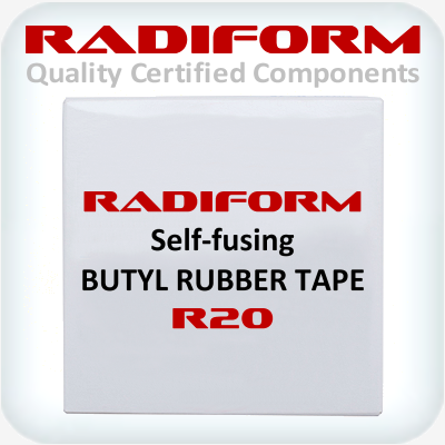 R20 Butyl Rubber Self fusing Tape .6mmx19mmx10m