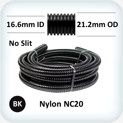 Corrugated Nylon Conduit NC20 10m Spools