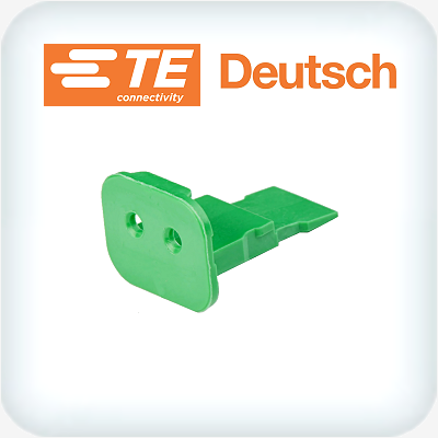 W2S-P012 2 Way Plug Green Wedge Enhanced Seal